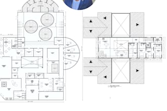 draw blueprint floor plan, and cad drawings for permit