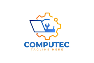 make commercial computer service logo