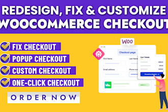 redesign and fix woocommerce checkout, cart, shop, my account, and ecommerce