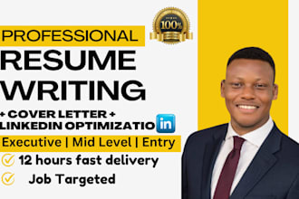 write professional tech resumes for IT, cybersecurity