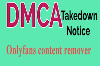 remove leaked and infringing onlyfans content under dmca