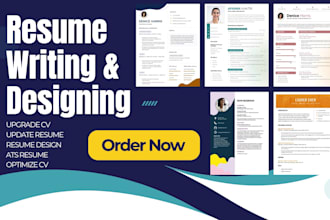 write and upgrade cv or update resume design to make professional cv
