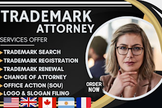 be your trademark attorney for trademark registration, filing in USA