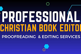 do christian book editing and proofreading, christian book editor