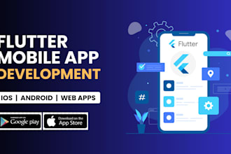 develop custom flutter app for ios and android and fix app bugs