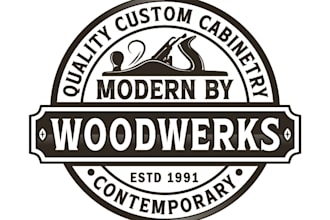 design a professional woodworks logo