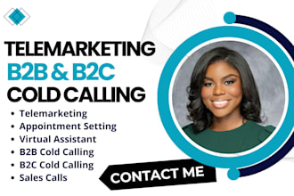 do b2b telemarketing, cold calling, virtual assistant, appointment setting