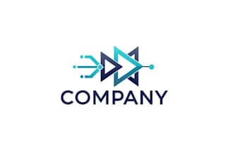 make modern spectacular technology logo