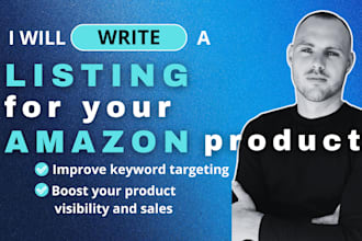 write top SEO amazon product listings descriptions that sells