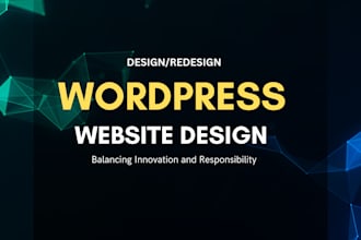 build wordpress website, blog, or business website