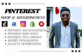pinterest marketing promotion ads campaign shopify marketing integration setup