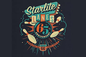 design awesome anniversary logo
