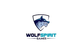 design board game company wolf spirit sauce logo