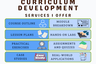 develop course curriculum and training for cybersecurity