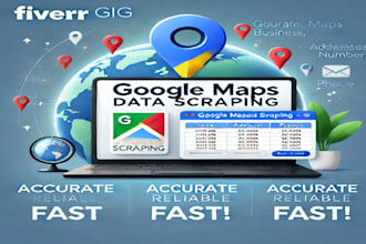 do google map scraping, b2b leads, lead generation