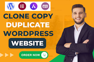 develop or redesign copy clone website, using as elementor pro expert