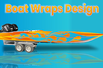 make your boat stand out with a boat wrap design