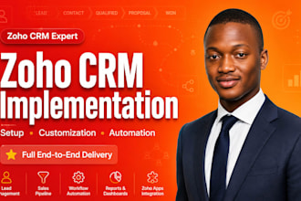 setup zoho CRM setup, zoho CRM, portal, CRM, automation, zoho CRM integration