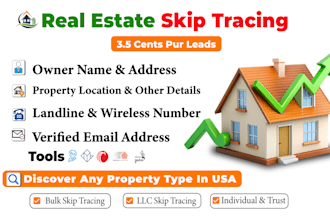 do property research and commercial real estate skip tracing