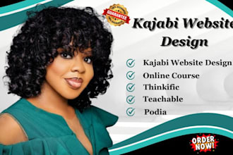 kajabi website, design kajabi sales funnel landing page, online course