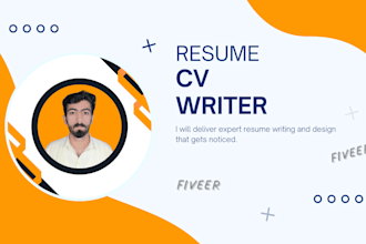 deliver expert resume and cover letter writing cv maker