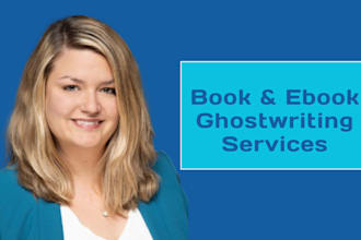 be your ebook writer, ghostwriter in both fiction and nonfiction on any topics