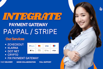 integrate payment gateway paypal stripe klarna opencart crypto dot net gateway
