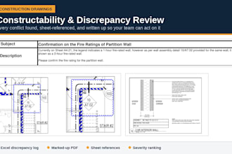do a constructability review of your construction drawings
