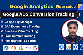 google analytics and GTM setup for ecommerce tracking