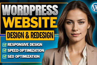 do wordpress website development, design or redesign wordpress blog