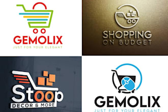 do ecommerce retail online store shop accounting financial logo