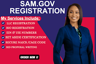 sam gov, business and llc registration uei, cage code, ein, naics code