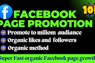 get 100k organic likes and followers increase your fb page