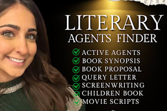 find responsive literary agents for your screenwriting movie script screenplay