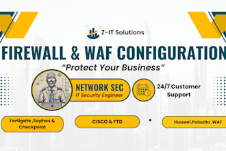 configure and support citrix adc waf or fortiweb with secure application deliver