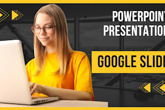 create professional powerpoint presentation  invester pitch deck google slides
