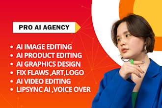any product image editing, create product with ai model
