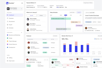 create interactive dashboards ui ux and admin dashboard UI UX design in figma