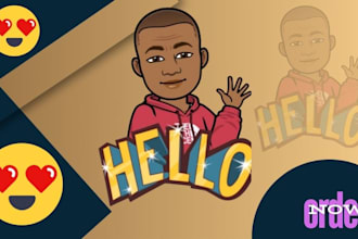 create logo design , mascot , kick, animated stream overlay