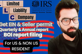 register USA llc and UK ltd and ein number boi