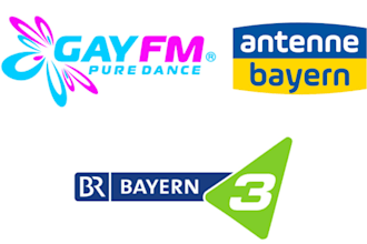 air your pop, hits song on bayern 3, gay fm and antenne bayern germany radio