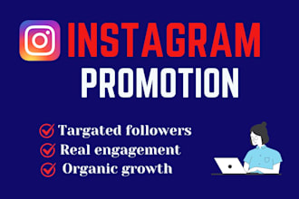 do instagram promotion and marketing for organic followers growth