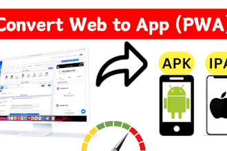 convert website to app pwa