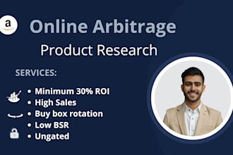 do amazon online arbitrage product research for USA, canada