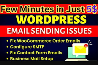 urgent fix or modify wordpress login signup contact form email php bugs