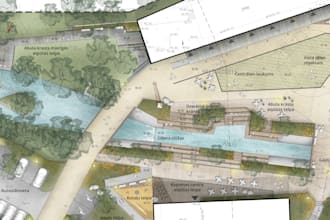 render 2d landscape plans and maps