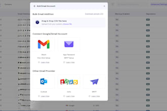 setup your business emails to instantly ai, smartlead ai, reachinbox ai