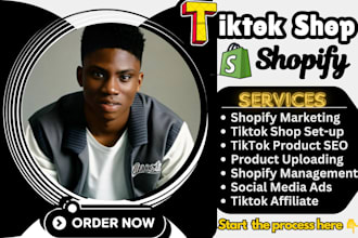 do shopify dropshipping tiktok shop facebook shop shopify marketing tiktok seo