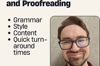 meticulously copy edit and proofread your work