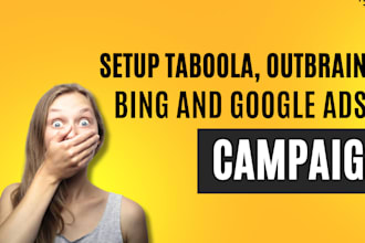 create manage audit optimize native ads on taboola outbrain bing and google